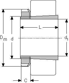  H-318 x 3 1/4 CONSOLIDATED BEARING