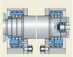 Печатный цилиндр - решение с плавающим подшипником
