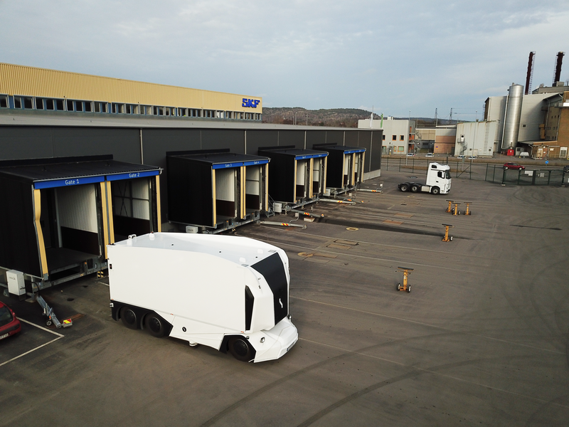 В SKF испытывают беспилотные электрические грузовики для перевозки товаров