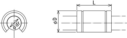 Линейные направляющие (рельсовые) THK LM 30MG-OP LM THK