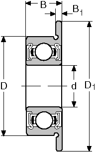  F61800-ZZ CONSOLIDATED BEARING